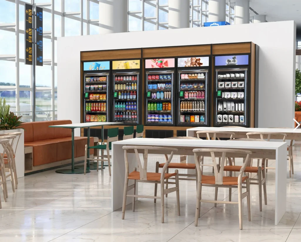 Lounge Area AI Vending Machine